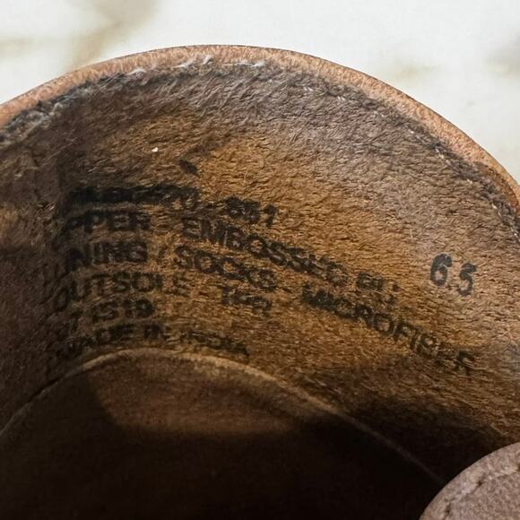 Not Rated Girl's Pink Laser Eyelet Vegan Leather Ankle Booties Size 6.5 - Picture 7 of 9